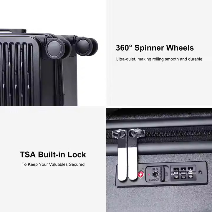 EliteGuard Pro Hardshell Carry-On – Scratch-Resistant & Lightweight Travel Companion