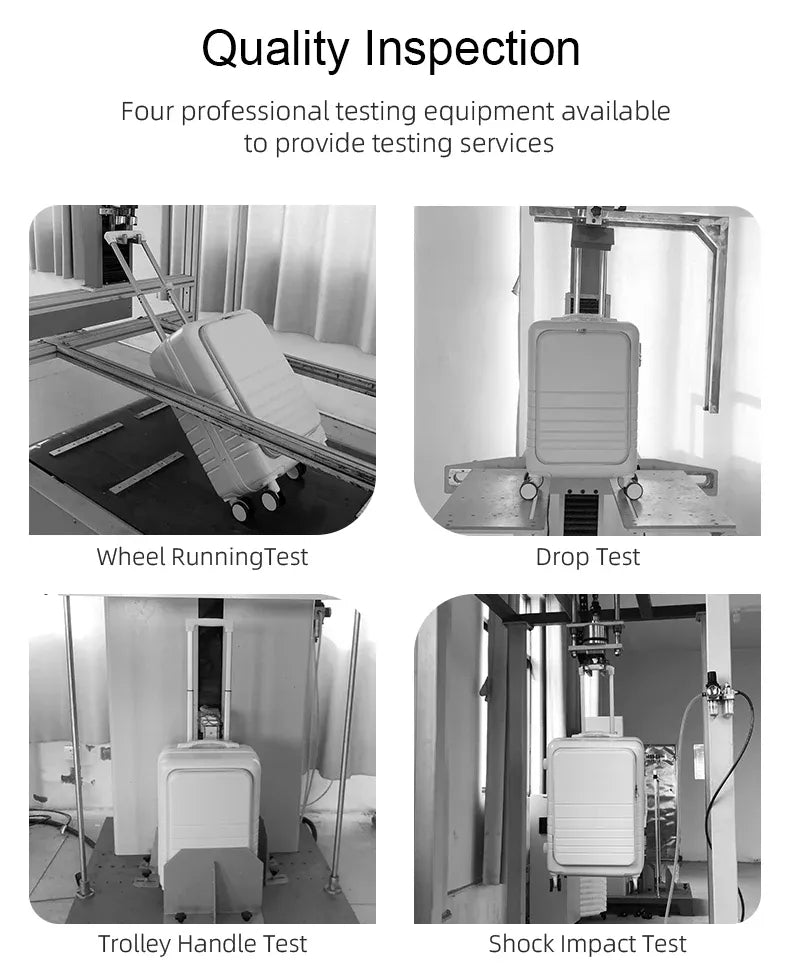 SmartGlide Pro Carry-On Trolley – Quick Access Laptop Compartment & 360° Spinner Wheels