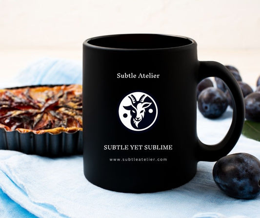 Jet Black Mug from Subtle Atelier